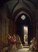 Richard Parkes Bonington Death of the Prince de Talmont Spain oil painting artist